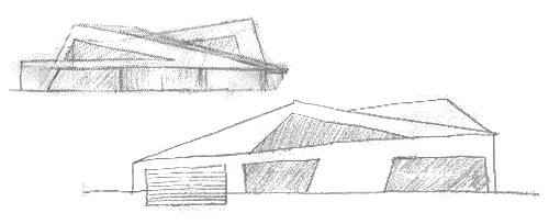 Deconstructivist style home